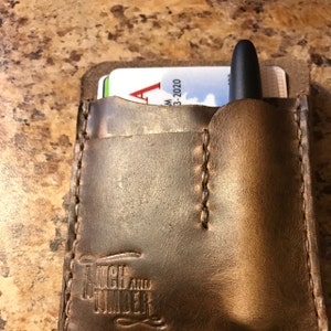 The Scrawllet Leather EDC Wallet for Everyday