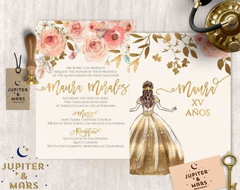quinceanos invitations