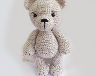 PATTERN : Bear-teddy -Amigurumi bear pattern-Bear -Classic Bear-Crochet -Knitted Stuffed animals- doll-toy-baby shower