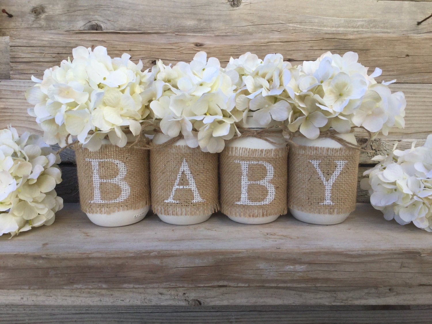  Baby  Shower  Decor  Nursery Decor  Rustic  Baby  Shower  Burlap