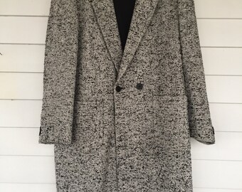 Classic Le Tigre Wool Double Breasted Over Coat - 44 XL