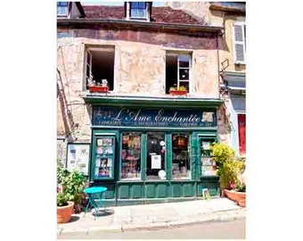 Paris Photograph - Paris Bookstore - Fine Art Photograph - Home Decor-French Photography - Paris - Books - Shakespeare in Paris france
