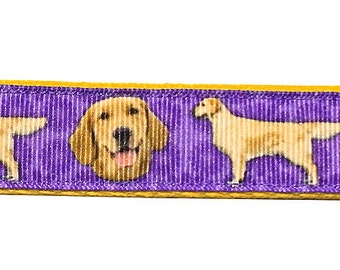 Golden Retriever Key Chain Golden Retriever Wristlet, Golden Retriever Fob