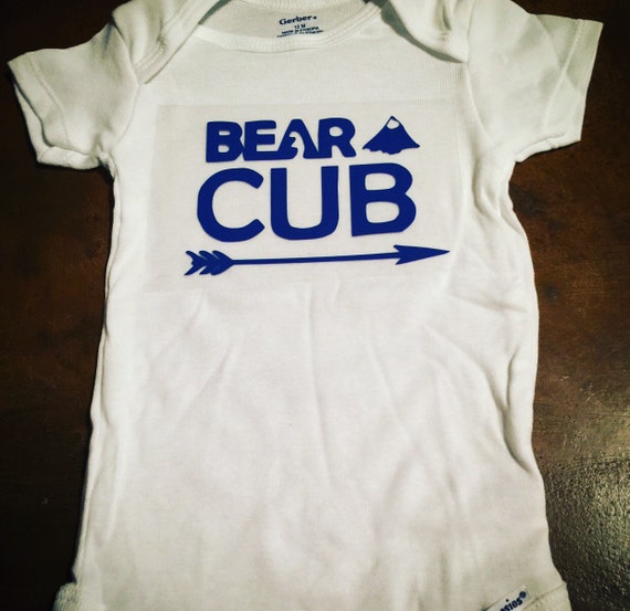 Items similar to Bear Cub Onesie Baby Bear Baby Bear Onesie Baby