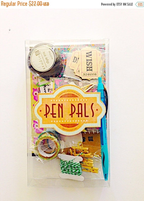 On Sale Pen Pals Letter Writing Kit snail mail by LostArtRevived