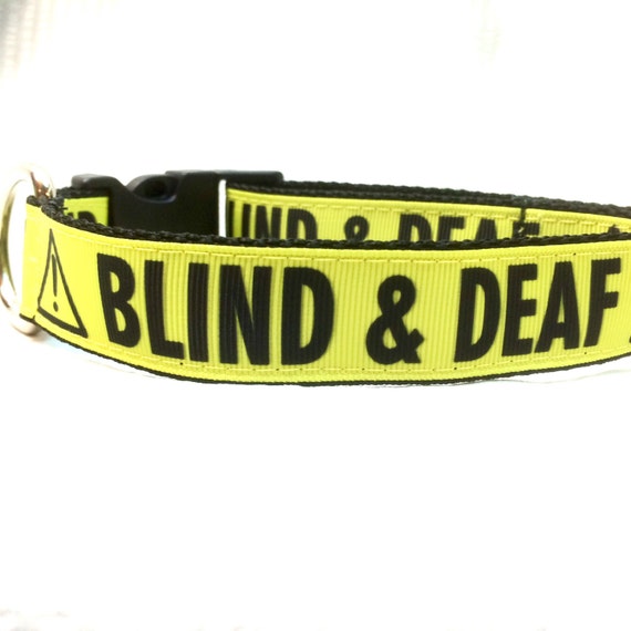 Blind & Deaf Dog Collar Blind and Deaf Leash Blind and