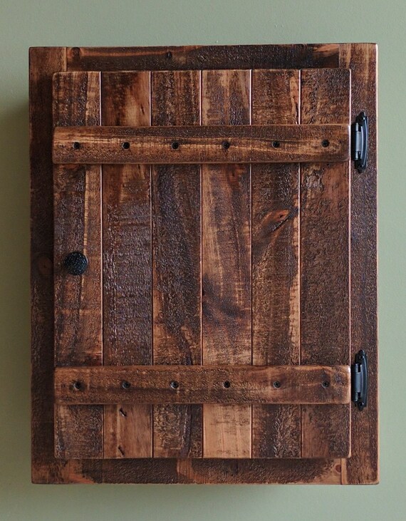 Recessed Wall made from Rustic Reclaimed and