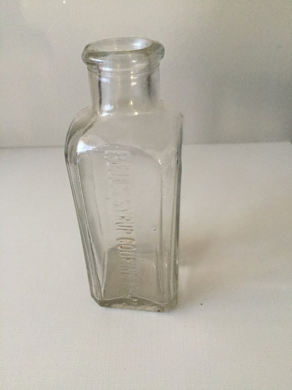 Antique bottle 1920 Bell's Codeine cough syrup side of