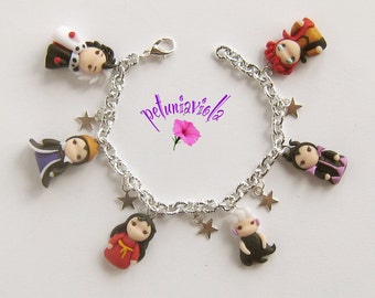 Maleficent Ursula Evil Queen Mother Gothel Crudelia Red Queen Bracelet-Villain Bracelet-Villain Jewelry