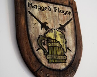 Skyrim "Inspired" Ragged Flagon Pub Sign