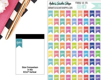 Mini Gym Flags Planner Stickers