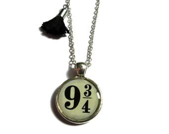 HARRY POTTER NECKLACE - Harry Potter Charm - Harry Potter Pendant - Dumbledore - Hedwig - Harry Potter Quote- 9 3/4 Necklace - gift for girl