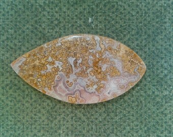 Calico lace agate designer cabochon