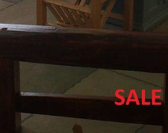 Boot Bench - Log Bench