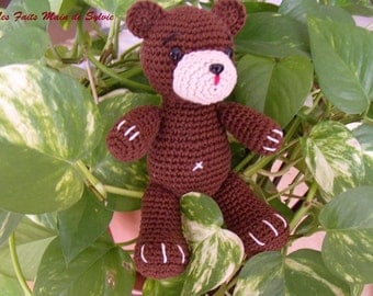 Brown Teddy bear crochet