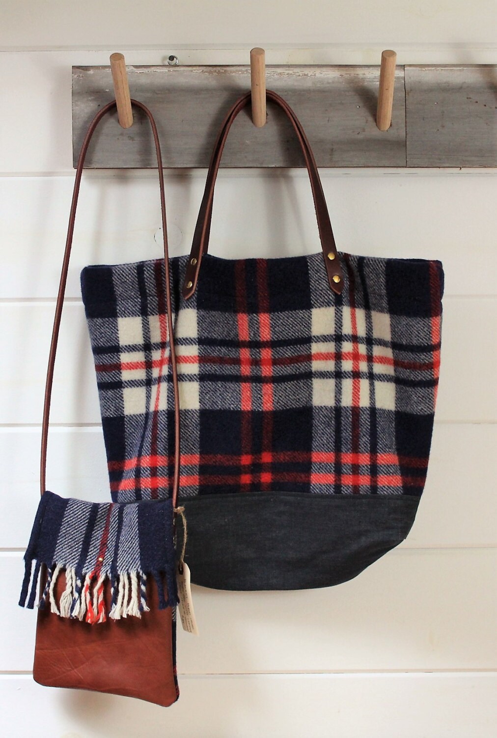 Blanket Plaid Tote