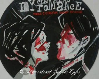 My chemical romance hand painted album art