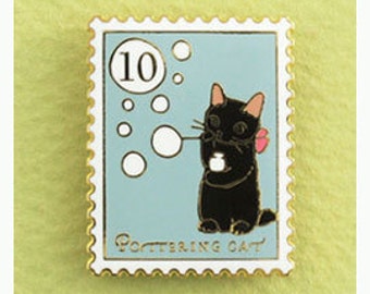 NEW Pottering Cat "Bubble" Pin