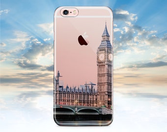 iPhone 7 Case London iPhone 7 Plus Case iPhone 6 Case Clear with Design iPhone 6S Case Clear Galaxy S8 Case Rubber Samsung Galaxy S7 Case
