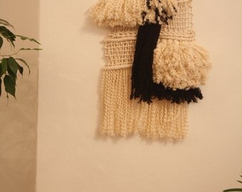 Ready to ship macrame wall hanging, handwoven tapestry, tissage mural, handmade wall tapestry, rustic home decoration, macrame wall art idea