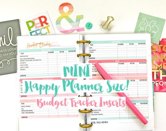 Happy planner insert | Etsy