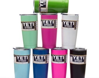 20oz Yeti Rambler, Color Yeti Rambler, Yeti Rambler with Decal