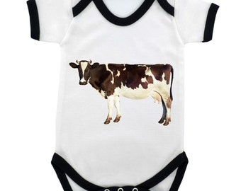 Czarque Cow Print Baby Loafers main image 1