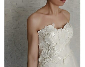 Tea length wedding dress, bridal gown, vintage 50 's wedding dress, bridal dress, wedding dress, unconventional, intimate lace bridal gown