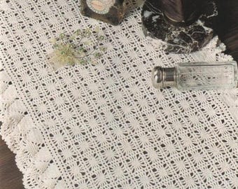 185. Vintage crochet 'robust' runner UK pattern in pdf