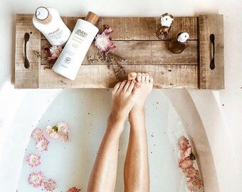 Bath Tray// Reclaimed Wood// Gift for Mom// Gift// Gift for Her// Gifts under 50// Wedding Gift// Housewarming Gift// Anniversary Gift