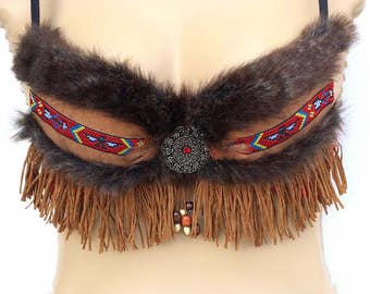 Native Bra Fur bra | Etsy