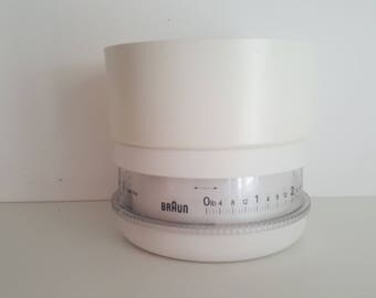 Braun Multipractic Kitchen Scale - 1980s - Braun Germany - Braun Switzerland - 4 243 - Hartwig Kahlcke - Dieter Rams - Vintage Scale - Retro