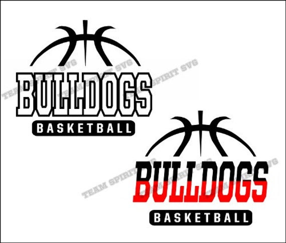 Download Bulldogs 2 Basketball Outline Download Files SVG DXF EPS
