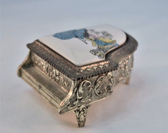 Pewter jewelry box | Etsy