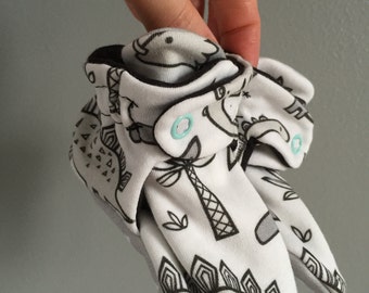 Baby Booties - Dinosaurs