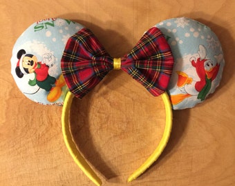 Limited Time*** Merry Christmas Mickey Ears, Custom Minnie Ears, Disney Inspired Mickey Ears