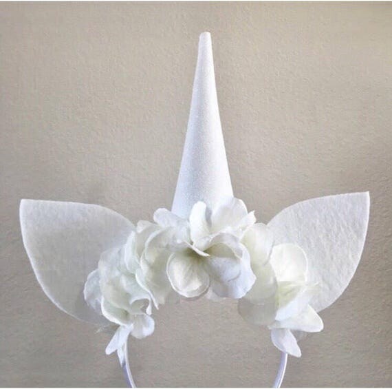 White Unicorn horn unicorn headband unicorn horn unicorn