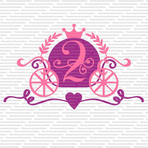 Download second birthday princess 2 svg file cut baby girl