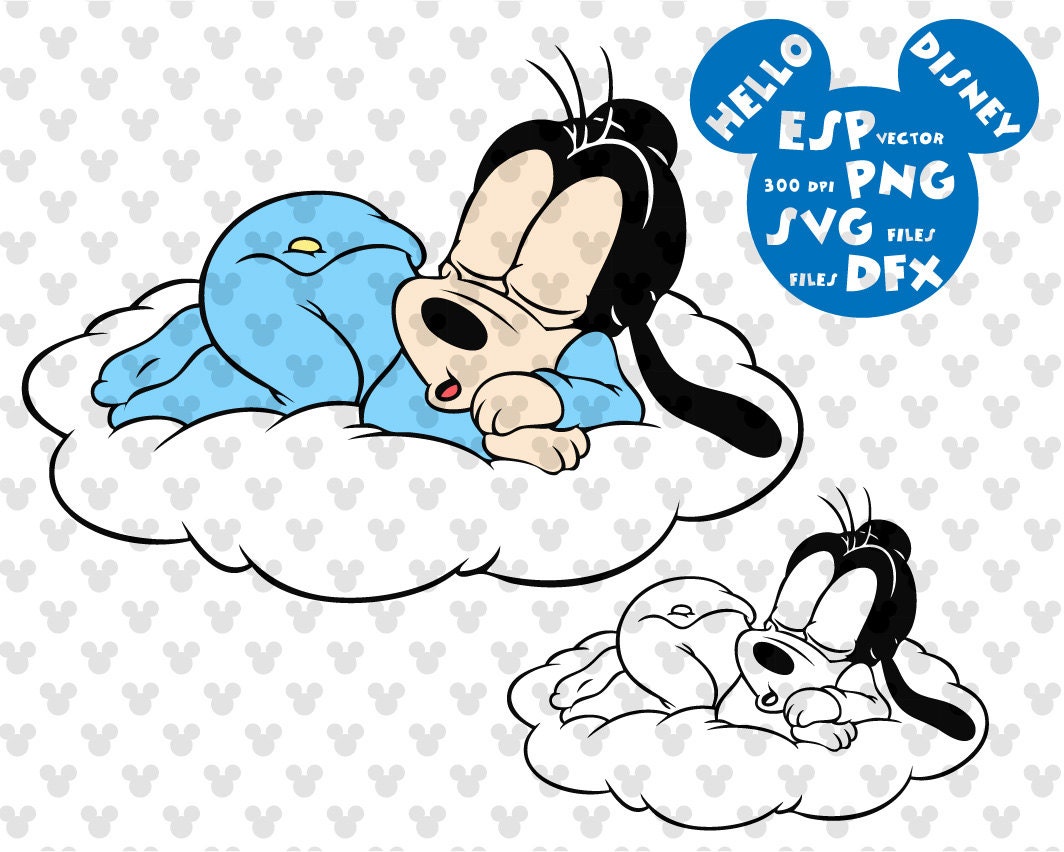 Download Disney Goofy Babie Clipart Disney Cut files Mouse Die Cuts
