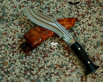 6 Inch 3 chira (Fuller) Full Tang world war II - Gurkha Khukuri/ kukri knife knives- Nepal , Handforged, Gorkha Zone Khukuri House (GZKH)