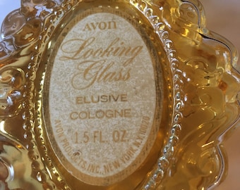 Vintage Avon Looking Glass Elusive Perfume