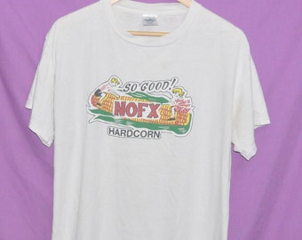 Vintage Nofx So Good Hardcorn Fat Wreck Chord Punk Rock Band T-Shirt