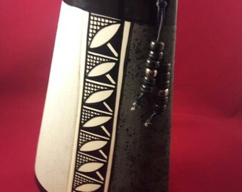 Vintage A C Dorn Buffalo Dancer Pueblo Vase