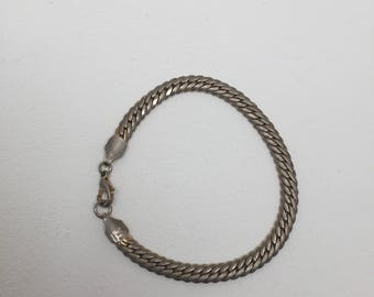 Vintage Chunky gold plated chain bracelet
