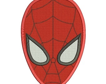 Spiderman Embroidery Design Filled Stitch 3 sizes Instant Download