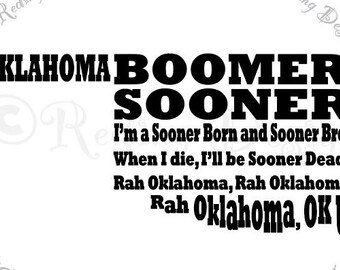 Sooner Born Sooner Bred SVG