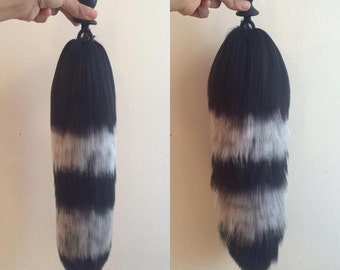 Raccoon Yarn Tail Plug
