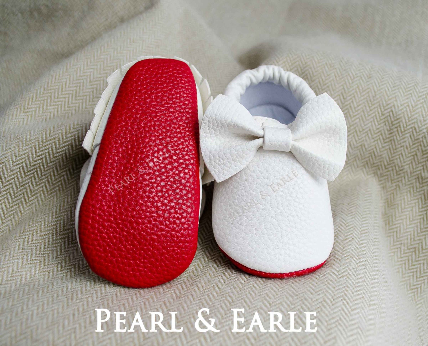 Red Bottom Baby Moccasins Red Sole Baby shoes Baby Loub