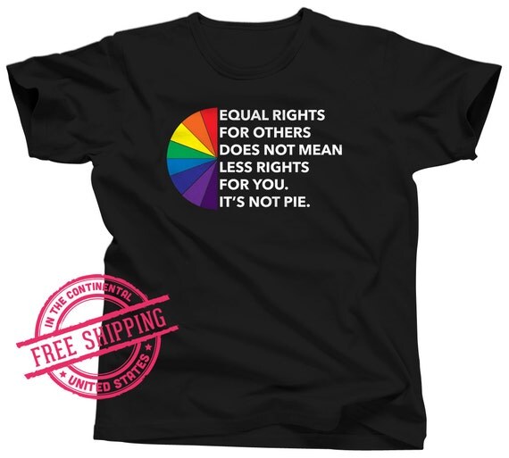 Equality tshirt Human Rights LGBT Gay Pride Shirt