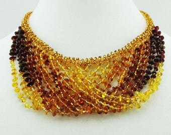 Tarasova Designer Baltic Amber Necklace